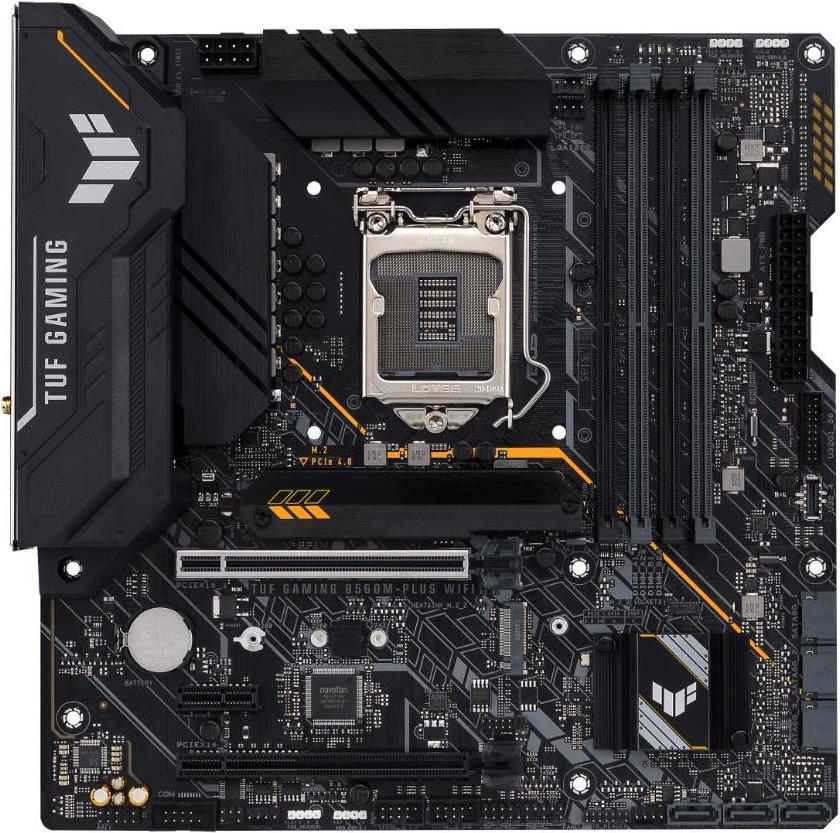 Купить ASUS TUF GAMING B560M-PLUS WIFI - Motherboard - micro ATX - LGA1200-Sockel - B560 - USB-C Gen1, USB 3.2 Gen 1, USB 3.2 Gen 2 - 2.5 Gigabit LAN, Wi-Fi, Bluetooth - Onboard-Grafik (CPU erforderlich) - HD Audio (8-Kanal) (90MB1770-M0EAY0) в магазине wardena.ru