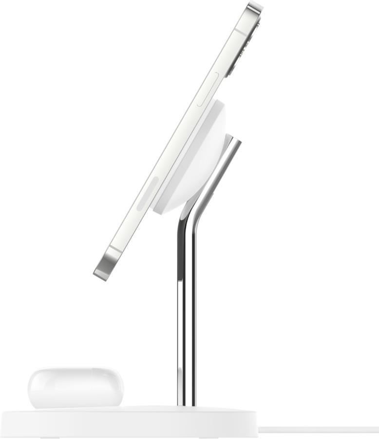 Купить Linksys Belkin BOOST CHARGE PRO MagSafe 2-in-1 - Kabelloses Ladegerät + AC-Netzteil - 15 Watt - Fast Charge - weiß - für Apple AirPods (2nd Generation), AirPods Pro, iPhone 12, 12 mini, 12 Pro, 12 Pro Max (WIZ010VFWH) в магазине wardena.ru