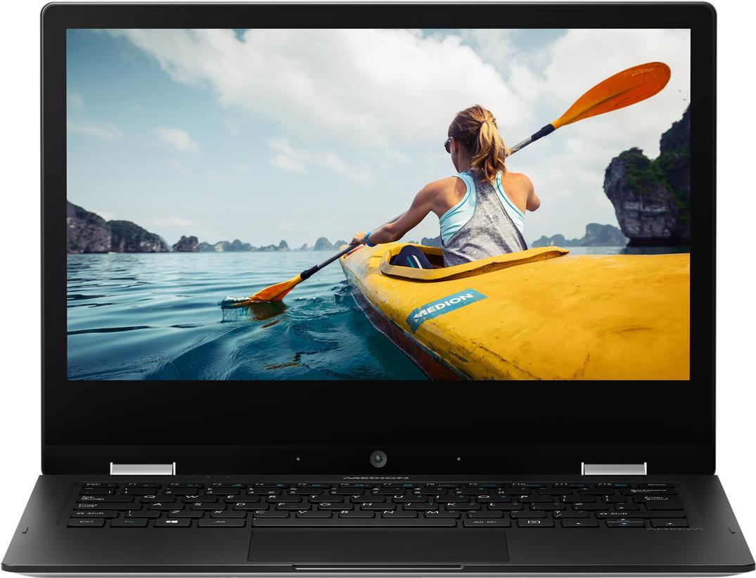 Купить Medion Akoya E3223 Convertible 13.3" Full HD TOUCH, Intel Pentium N5030, 8GB RAM, 256 GB SSD, kein Betriebssystem (30032553) в магазине wardena.ru