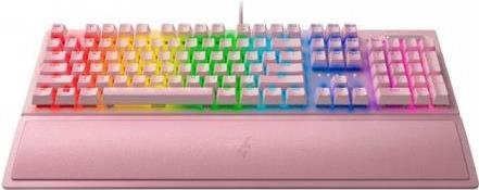 Купить Razer BlackWidow V3 - Tastatur - mit Multimedia-Rad - Hintergrundbeleuchtung - QWERTY - USA - Tastenschalter: Razer Green - Quartz (RZ03-03541800-R3M1) в магазине wardena.ru