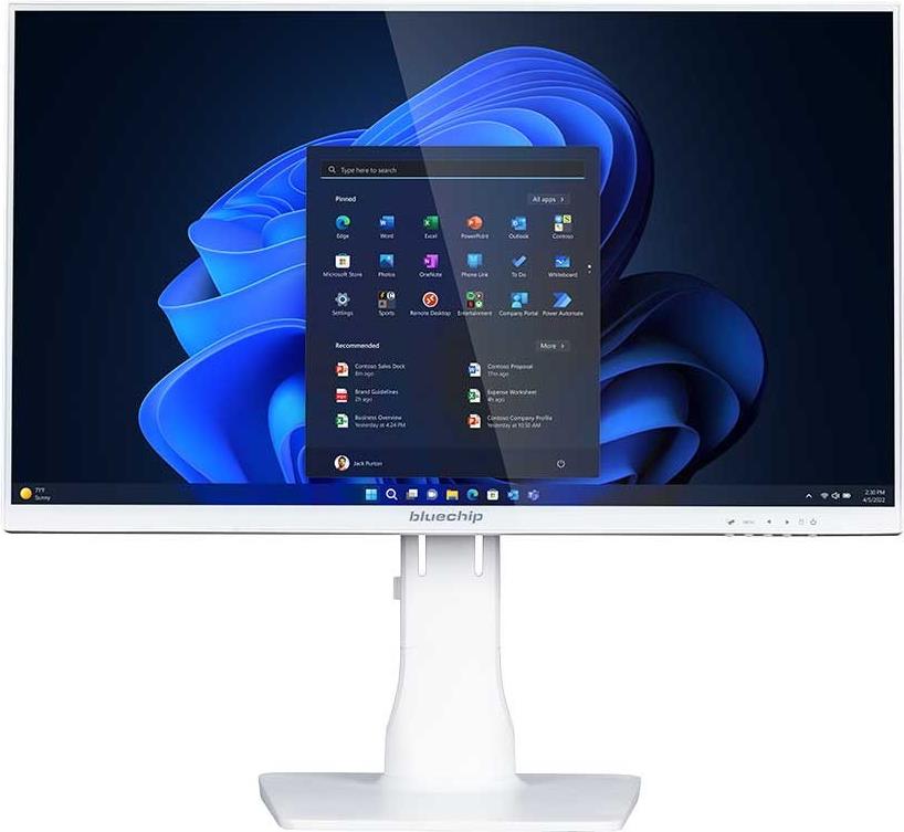 Купить bluechip BUSINESSline AIO2352ct white - 60,5 cm (23.8") - Full HD - Intel® Core™ i5 - 16 GB - 250 GB - Windows 11 Pro (556432) в магазине wardena.ru