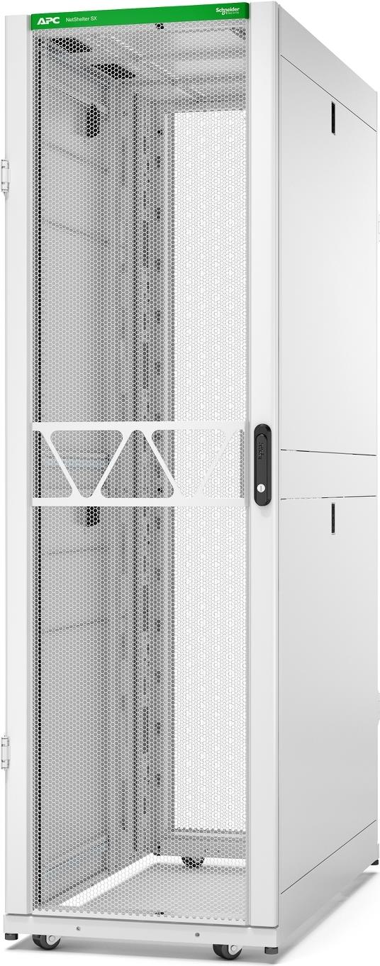 Купить APC NetShelter SX Gen 2 - Schrank Netzwerkschrank - 1991 (H) x 600 (B) x 1200 (T) mm, mit Seiten - bodenstehend - weiß - 42HE - 48.3 cm (19") (AR3300W2) в магазине wardena.ru