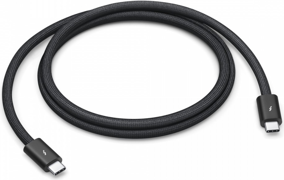Купить Apple Thunderbolt 4 Pro - Thunderbolt-Kabel - 24 pin USB-C (M) zu 24 pin USB-C (M) - USB 3,2 / USB4 / Thunderbolt 3 / Thunderbolt 4 / DisplayPort - 1,0m - Daisy Chain-Support - Schwarz (MU883ZM/A) в магазине wardena.ru