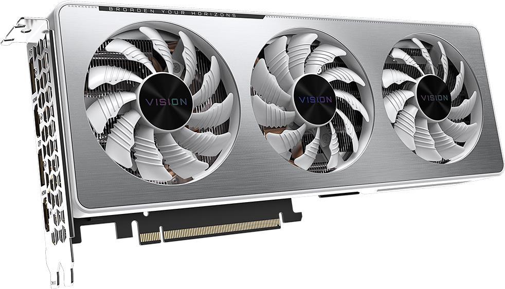 Купить Gigabyte GeForce RTX 3060 Ti VISION OC 8G (rev. 2.0) - Grafikkarten - GF RTX 3060 Ti - 8 GB GDDR6 - PCIe 4.0 x16 - 2 x HDMI, 2 x DisplayPort (GV-N306TVISION OC-8GD 2.0) в магазине wardena.ru