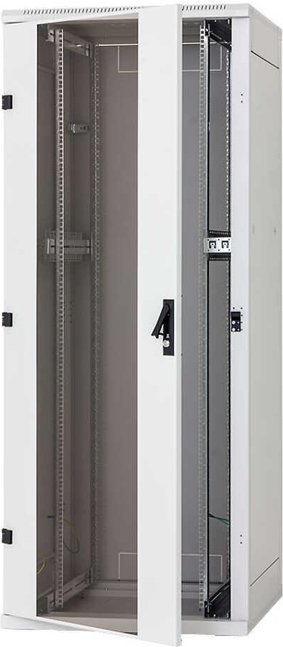 Купить Triton 19"-Serverschrank/Netzwerkschrank RZA von - 42 HE - BxT 800x800 mm - Front-Sichttür - RückWAND - zerlegbar - lichtgrau (RZA-42-A88-CAX-N1) в магазине wardena.ru