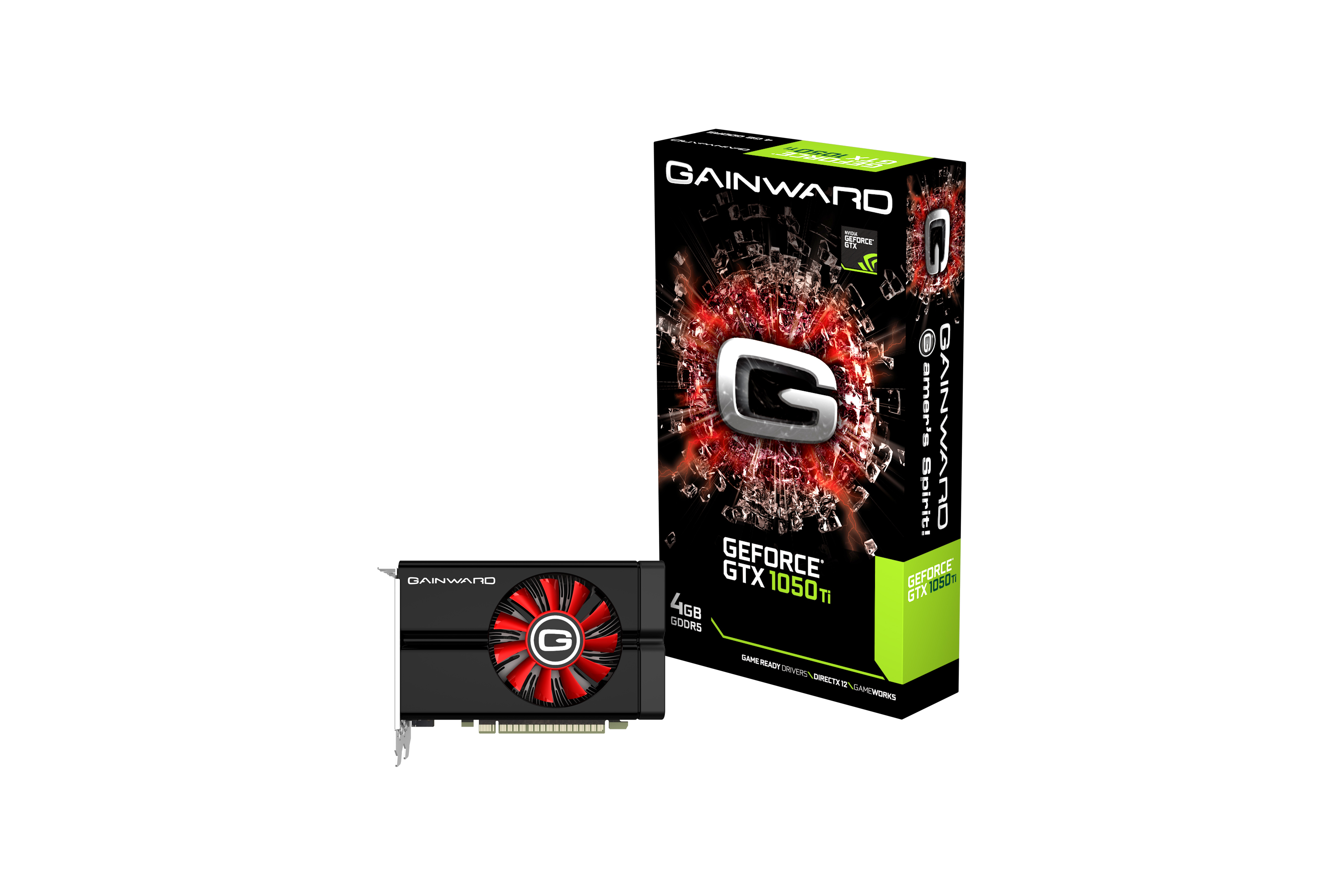 Купить Gainward GeForce GTX 1050 Ti - Grafikkarten - GF GTX 1050 Ti - 4GB GDDR5 - PCIe 3.0 x16 - DVI, HDMI, DisplayPort (3828) в магазине wardena.ru