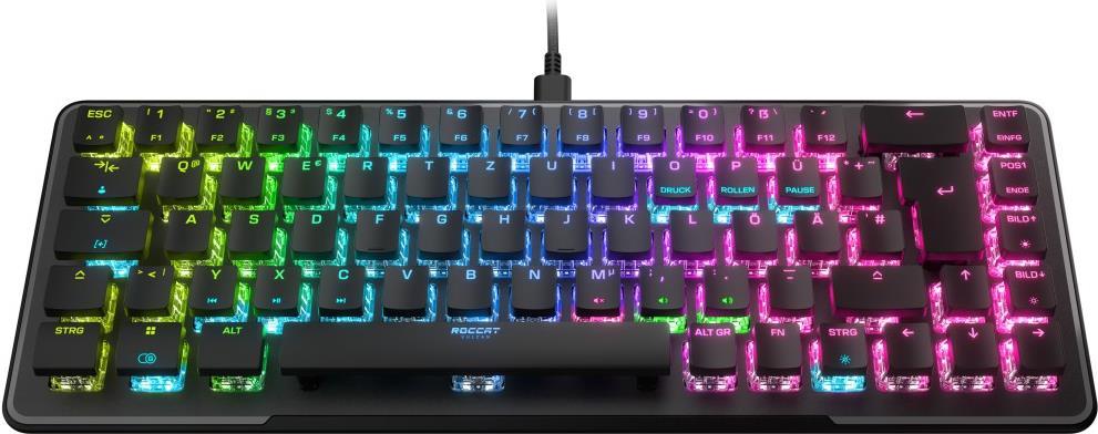 Купить ROCCAT Gaming-Tastatur Vulcan II Mini, mechanische, lineare Tasten, schwarz (00215308) (ROC-12-041) в магазине wardena.ru