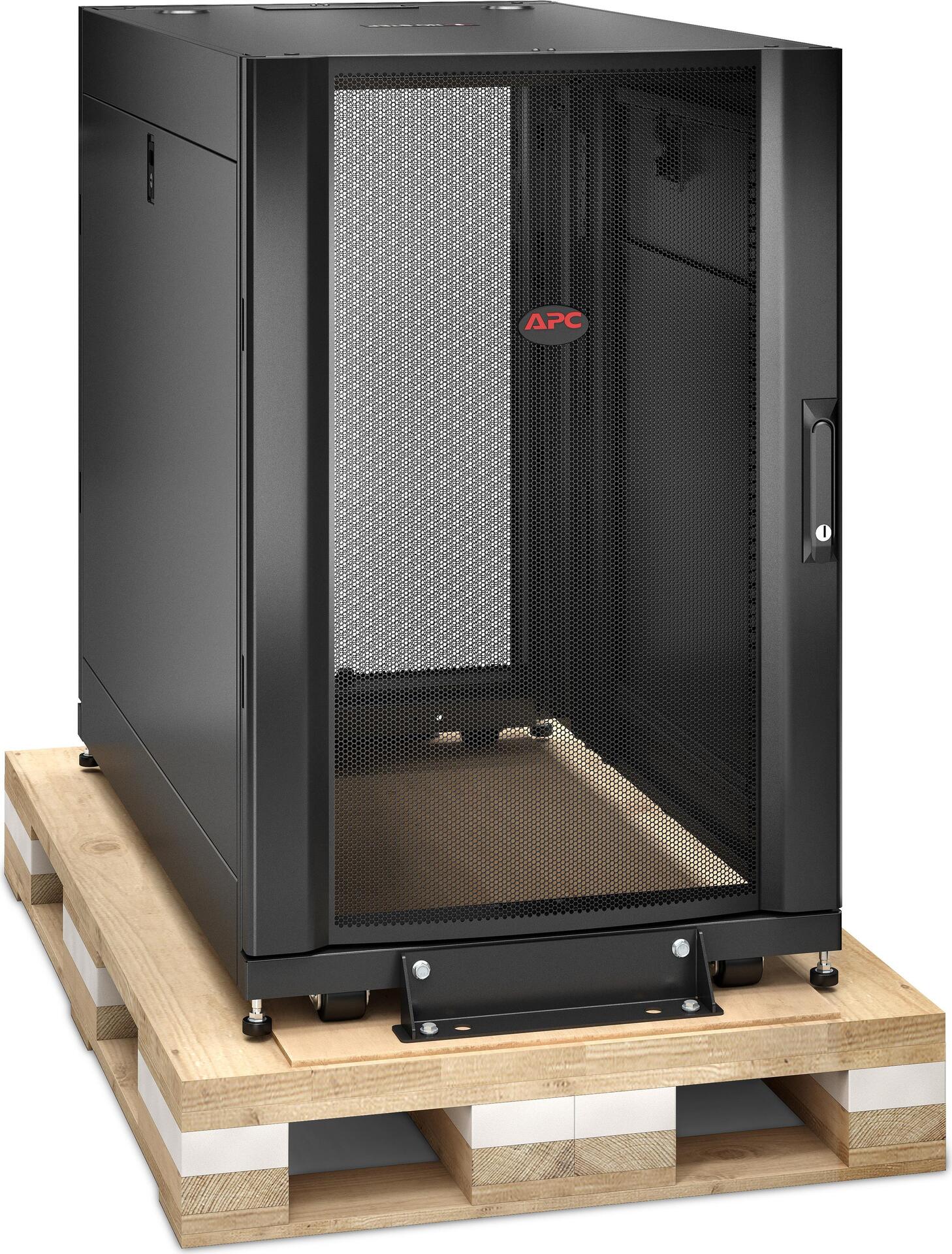 Купить APC NetShelter SX 18U Server Rack Enclosure 600mm x 1070mm w/ Sides Black Shock Packaging (AR3106SP) в магазине wardena.ru