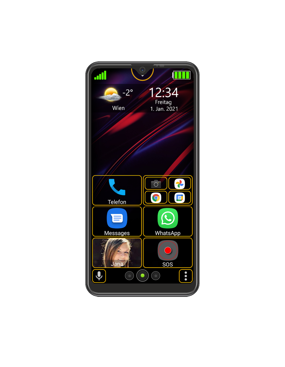 Купить Beafon M6s 15,9 cm (6.26" ) Dual-SIM Android 10.0 4G USB Typ-C 3 GB 32 GB 4000 mAh Schwarz (M6s_EU001B) в магазине wardena.ru