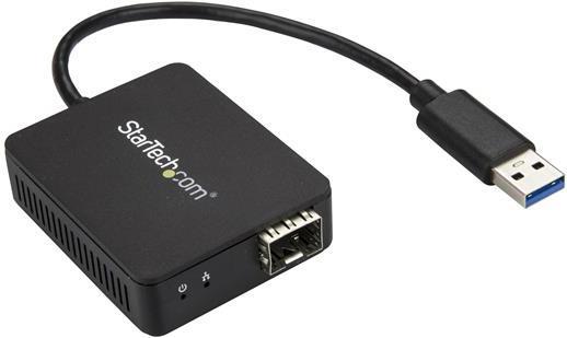 Купить StarTech.com USB 3.0 to Fiber Optic Converter - Open SFP - Netzwerkadapter - USB 3.0 - 1000Base-LX/1000Base-SX x 1 - Schwarz (US1GA30SFP) в магазине wardena.ru