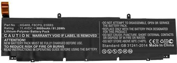 Купить CoreParts Laptop Battery 91.2Wh Li-Polymer 11.4V 8000mAh - Batterie - 8.000 mAh (01RR3-CP) в магазине wardena.ru