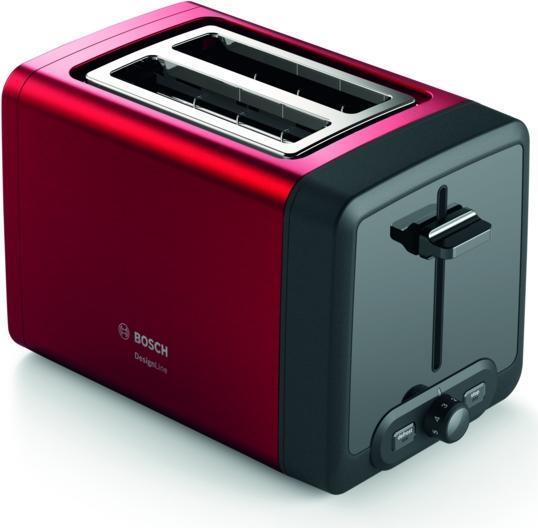 Купить Bosch TAT4P424 DesignLine kompakt Toaster rot (TAT4P424) в магазине wardena.ru