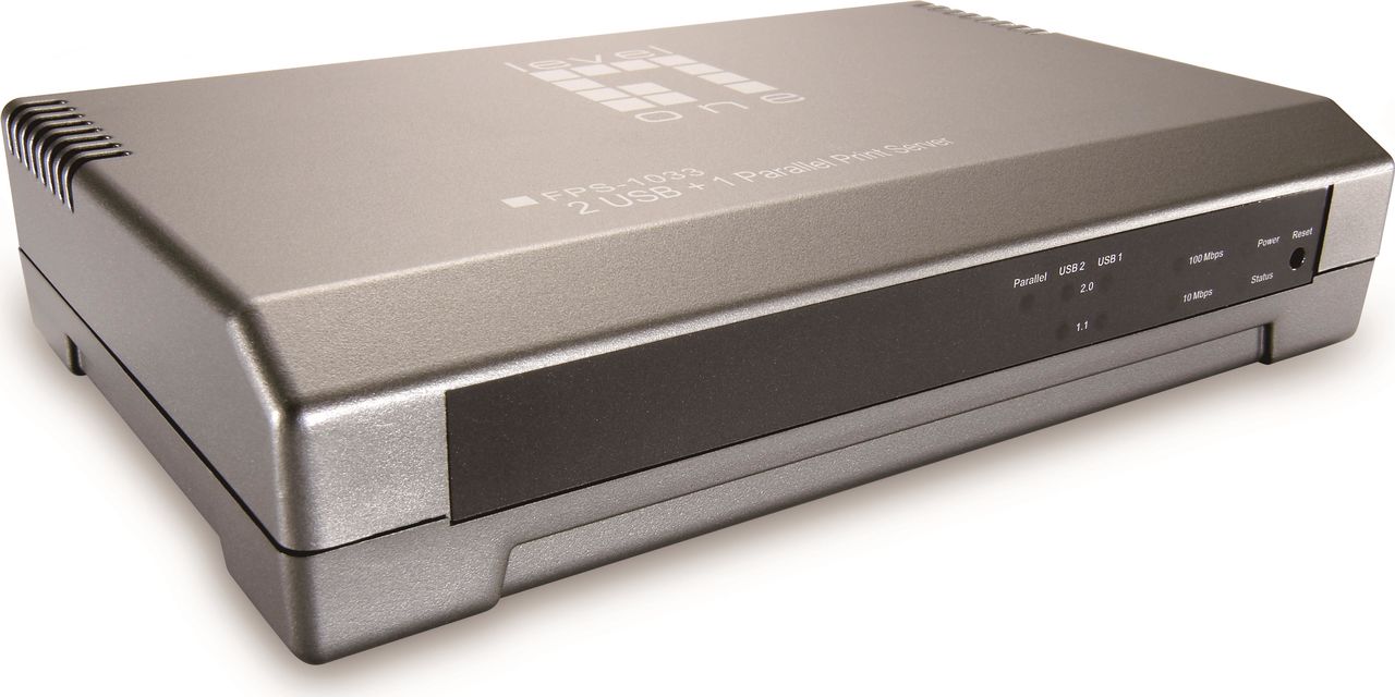 Купить LevelOne FPS-1033 - Druckserver - USB 2.0/parallel - 10/100 Ethernet в магазине wardena.ru