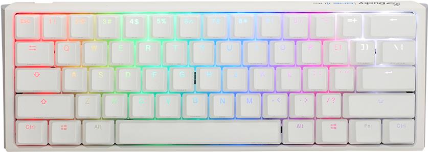 Купить Ducky One 3 Classic Pure White Mini Gaming Tastatur, RGB LED - MX-Black (DKON2161ST-ADEPDPWWWSC1) в магазине wardena.ru