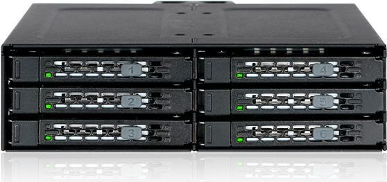 Купить Icy Dock MB608SP-B HDD / SSD-Gehäuse 2.5/3.5" Schwarz Speicherlaufwerksgehäuse (MB608SP-B) в магазине wardena.ru