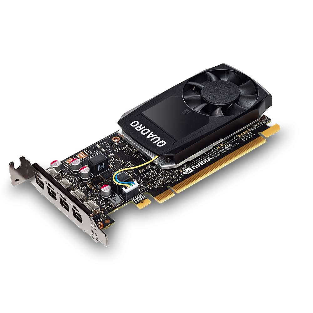 Купить PNY Electronics NVIDIA Quadro P1000 - Grafikkarten - Quadro P1000 - 4 GB GDDR5 - PCIe 3.0 x16 Low-Profile - 4 x Mini DisplayPort - retail (VCQP1000DVI-PB) в магазине wardena.ru
