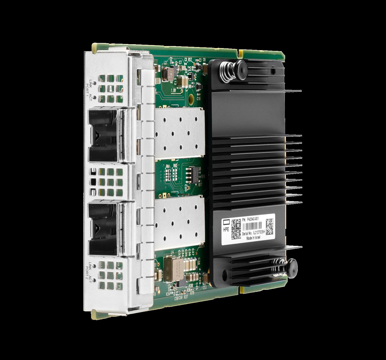Купить HPE Mellanox MCX631432AS-ADAI Ethernet 10/25Gb 2-port SFP28 OCP3 Adapter (P42041-B21) в магазине wardena.ru