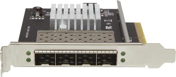 Купить StarTech.com Quad-Port SFP+ Server Network Card - PCI Express - Intel XL710 Chip - Netzwerkadapter - PCIe x8 - 10 Gigabit SFP+ x 4 - Schwarz (PEX10GSFP4I) в магазине wardena.ru
