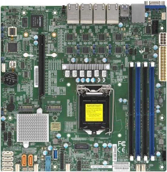 Купить Super Micro SUPERMICRO X11SCM-LN8F - Motherboard - micro ATX - LGA1151 Socket - C246 - USB 3,1 Gen 1 - 8 x Gigabit LAN - Onboard-Grafik (MBD-X11SCM-LN8F-O) в магазине wardena.ru