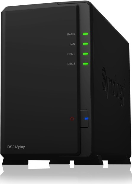 Купить Synology Disk Station DS218play - NAS-Server - 2 Schächte - SATA 6Gb/s - RAID 0, 1, JBOD - RAM 1 GB - Gigabit Ethernet - iSCSI Support (DS218PLAY) в магазине wardena.ru