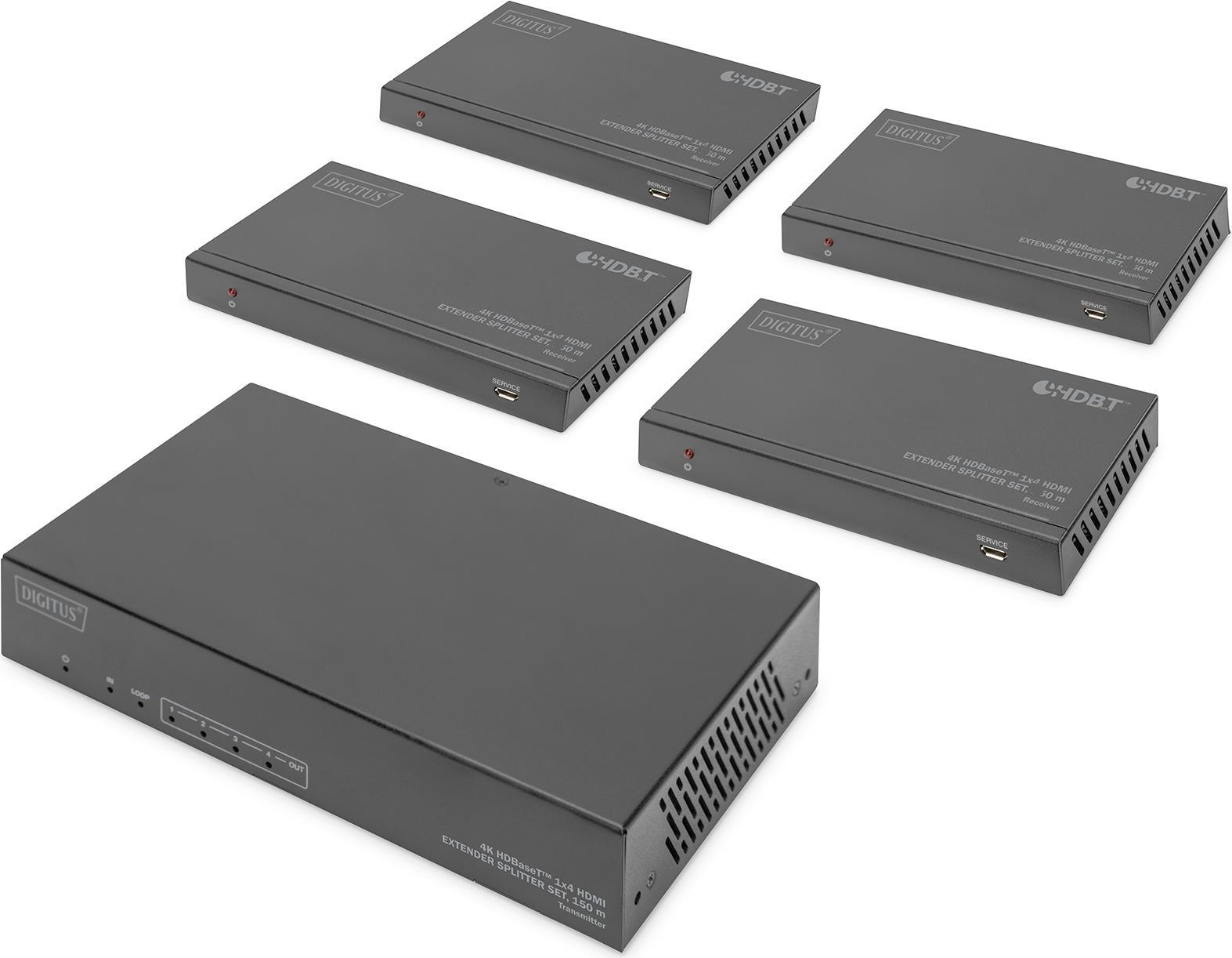 Купить DIGITUS DS-55510 - Sender und Empfänger - Video-, Audio-, Infrarot- und serielle Erweiterung - HDMI, HDBaseT - über CAT 6/7/8 - bis zu 150 m в магазине wardena.ru