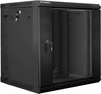 Купить Lanberg WF02-6612-10B Rack 12U Wandmontiertes Regal Schwarz (WF02-6612-10B) в магазине wardena.ru