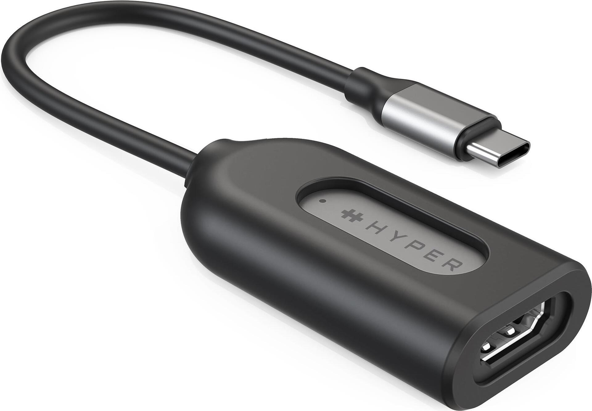 Купить HYPER HD-H8K USB Typ-C HDMI Edelstahl (HD-H8K-GL) в магазине wardena.ru