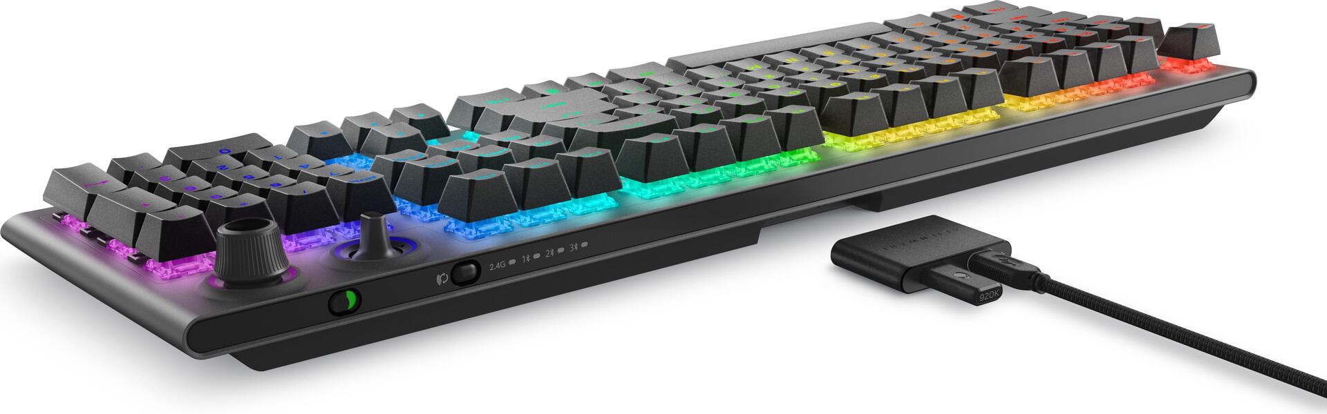 Купить Alienware AW920K - Volle Größe (100%) - RF Wireless - Mechanischer Switch - RGB-LED - Grau (545-BBFL) в магазине wardena.ru