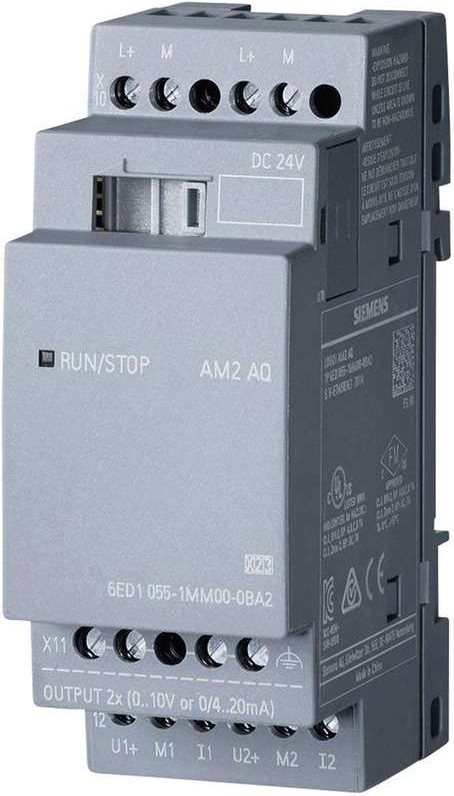 Купить Siemens SPS-Erweiterungsmodul LOGO! AM2 AQ 0BA2 6ED1055-1MM00-0BA2 24 V/DC (6ED1055-1MM00-0BA2) в магазине wardena.ru