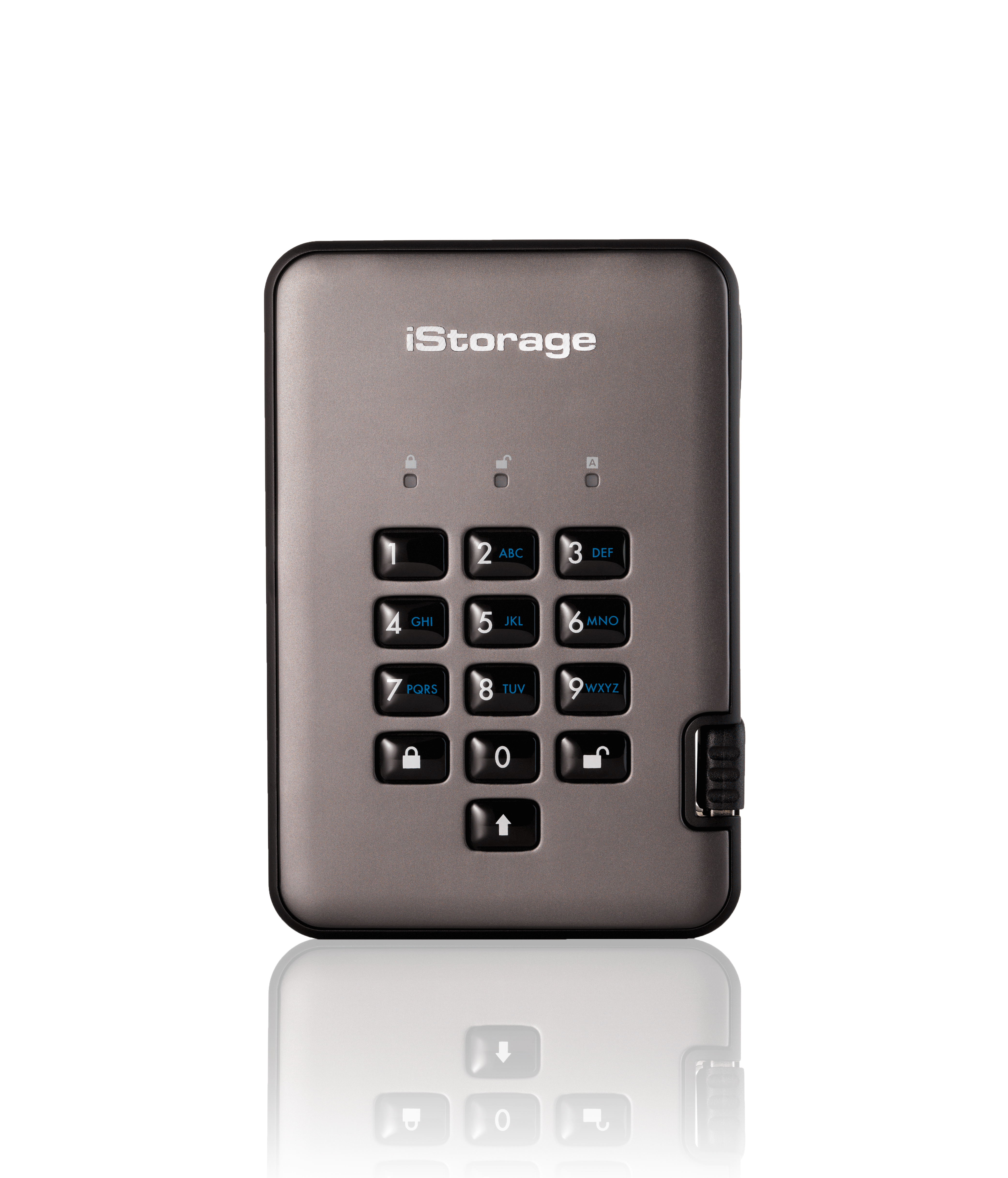 Купить iStorage diskAshur Pro 2 - Festplatte - verschlüsselt - 2TB - extern (tragbar) - USB 3,1 - FIPS 197 - FIPS 140-2 Level 3, 256-bit AES-XTS (IS-DAP2-256-2000-C-G) в магазине wardena.ru