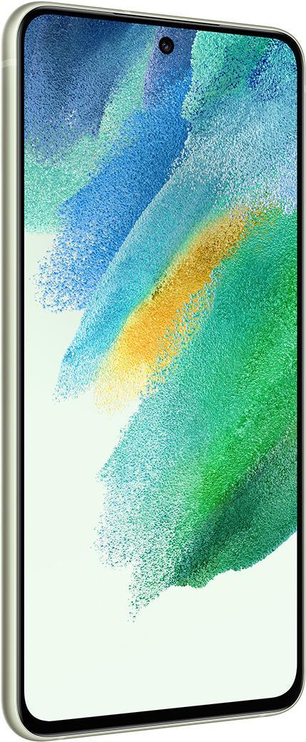 Купить Samsung Galaxy S21 FE 5G - 5G Smartphone - Dual-SIM - RAM 8 GB / Internal Memory 256 GB - OLED-Display - 6.4" - 2340 x 1080 Pixel (120 Hz) - Triple-Kamera 12 MP, 12 MP, 8 MP - front camera 32 MP - Oliv (SM-G990BLGGEUB) в магазине wardena.ru