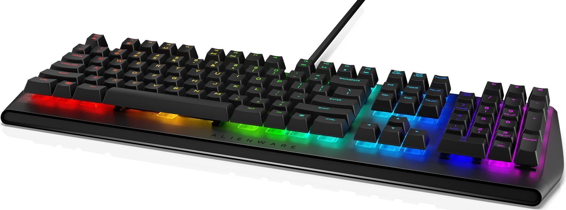 Купить Dell Alienware AW410K - Tastatur - hintergrundbeleuchtet - USB - QWERTY - USA International - Tastenschalter: CHERRY MX Brown - Die dunkle Seite des Mondes - für Alienware Area-51, Aurora, M15, M17, G5, G7 (545-BBDK) в магазине wardena.ru