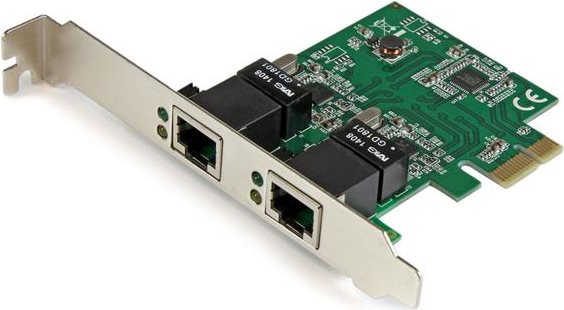 Купить StarTech.com Dual Port Gigabit PCI Express Server Network Adapter Card - Netzwerkadapter - PCIe Low Profile - Gigabit Ethernet x 2 (ST1000SPEXD4) в магазине wardena.ru
