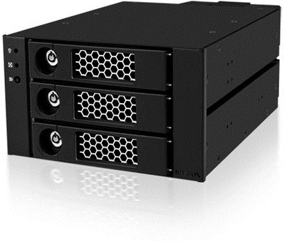 Купить RaidSonic ICY BOX IB-553SSK - Gehäuse für Speicherlaufwerke mit Lüfter - 8,9 cm (3.5") - 13,3 cm to 8,9 cm (5,25" bis 3.5") - Schwarz (IB-553SSK) в магазине wardena.ru