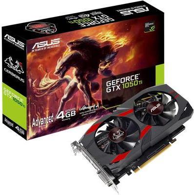 Купить ASUS CERBERUS-GTX1050TI-O4G - OC Edition - Grafikkarten - GF GTX 1050 Ti - 4 GB GDDR5 - PCIe 3.0 - DVI, HDMI, DisplayPort (90YV0A74-M0NA00) в магазине wardena.ru