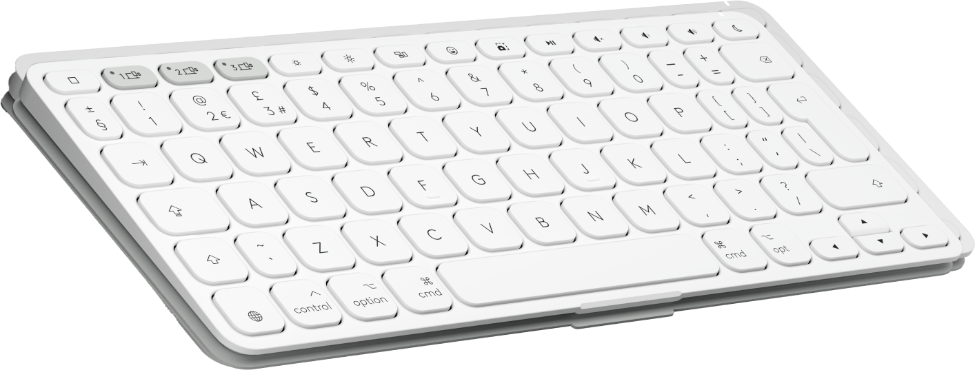 Купить Logitech Keys-To-Go 2 for iPad - Tastatur - built-in cover - kabellos - Bluetooth LE - QWERTY - US International - Pale Gray (920-013018) в магазине wardena.ru