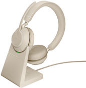 Купить GN Jabra Jabra Evolve2 65 MS Stereo - Headset - On-Ear - Bluetooth - kabellos - USB-C - Geräuschisolierung - beige (26599-999-888) в магазине wardena.ru