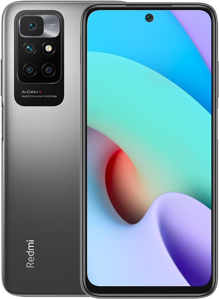 Купить Xiaomi Redmi 10 2022 - 4G Smartphone - Dual-SIM - RAM 4GB / Interner Speicher 64GB - microSD slot - 6.5" - 2400 x 1080 Pixel (90 Hz) - 4x x Rückkamera 50 MP, 8 MP, 2 MP, 2 MP - front camera 8 MP - Carbon Grey (36703) в магазине wardena.ru
