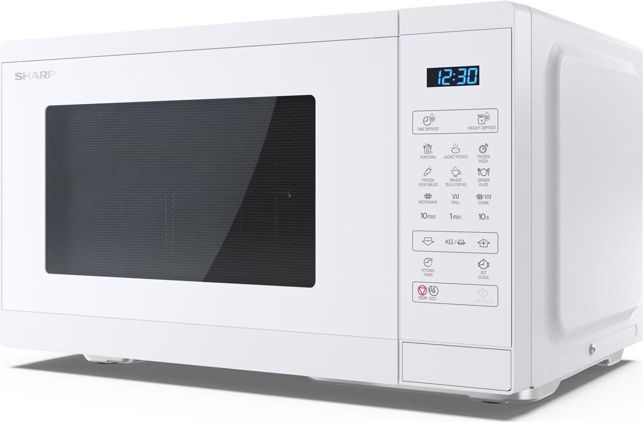 Купить Sharp YC-MG252AE-C Mikrowelle Arbeitsplatte Grill-Mikrowelle 25 l 900 W Weiß (YC-MG252AE-C) в магазине wardena.ru