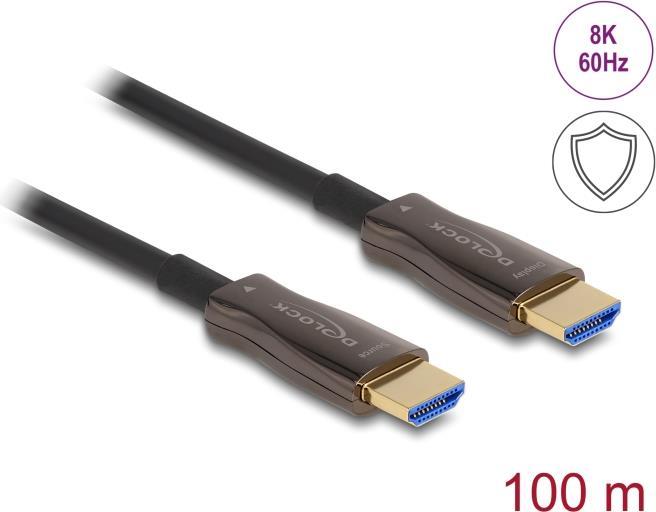 Купить Delock Aktives Optisches HDMI Kabel mit Metallarmierung 8K 60 Hz 100 m (86080) в магазине wardena.ru