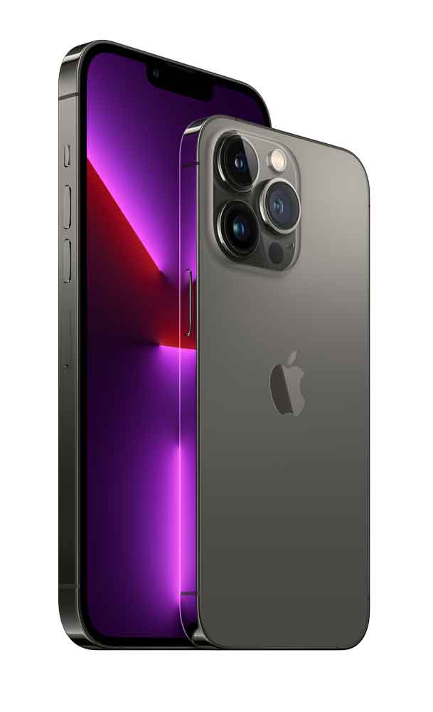 Купить Apple iPhone 13 Pro - 5G Smartphone - Dual-SIM / Interner Speicher 256 GB - OLED-Display - 6.1" - 2532 x 1170 Pixel (120 Hz) - Triple-Kamera 12 MP, 12 MP, 12 MP - front camera 12 MP - Graphite (MLVE3ZD/A) в магазине wardena.ru