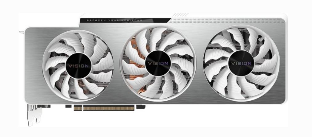 Купить GIGABYTE GeForce RTX 3080 Ti Vision OC 12G, 12GB GDDR6X, 2x HDMI, 3x DP (GV-N308TVISION OC-12GD) в магазине wardena.ru