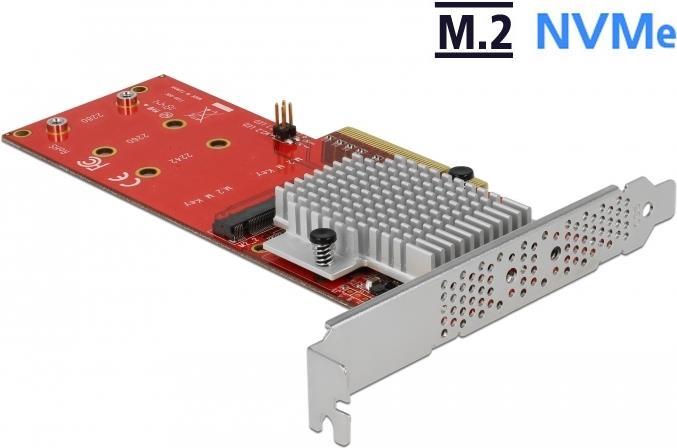 Купить DeLOCK PCI Express Card > 2 x internal M.2 - Schnittstellenadapter - M.2 Card Low-Profile - PCIe 3.0 x8 (90305) в магазине wardena.ru