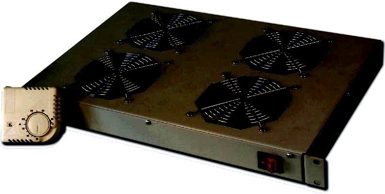 Купить DIGITUS Professional Line DN-19 FAN-4-HO-SW - Rack-Lüftereinsatz - mit 4 Ventilatoren - Schwarz - 48.3 cm (19") - für P/N: DN-19 22U-6/6-EC, DN-19 47U-6/8, DN-19 SRV-42U-GD, DN-19 SRV-47U-8-SW-G в магазине wardena.ru