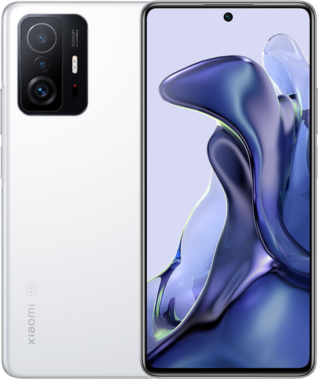 Купить Xiaomi 11T - 5G Smartphone - Dual-SIM - RAM 8 GB / Internal Memory 256 GB - OLED-Display - 6.67" - 2400 x 1080 Pixel (120 Hz) - Triple-Kamera 108 MP, 8 MP, 5 MP - front camera 16 MP - Mondlichtweiß (MZB09LXEU) в магазине wardena.ru
