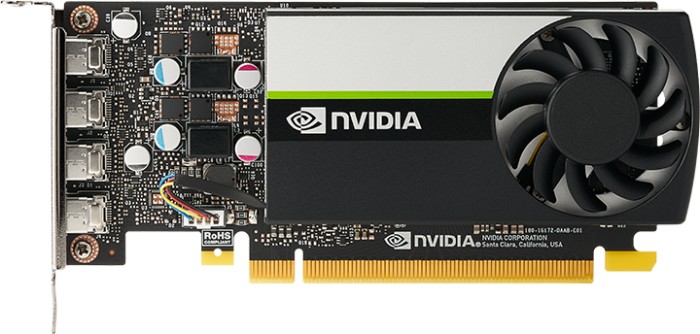 Купить PNY Electronics NVIDIA T600 - Grafikkarten - T1000 - 4 GB GDDR6 - PCIe 3.0 x16 Low-Profile - 4 x Mini DisplayPort (VCNT600-SB) в магазине wardena.ru