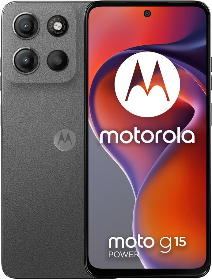 Купить Motorola moto g15 power 17,1 cm (6.72") Dual-SIM Android 15 4G USB Typ-C 8 GB 256 GB 6000 mAh Grau (PB6G0001PL) в магазине wardena.ru