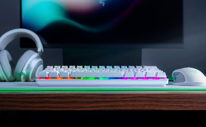 Купить Razer Huntsman Mini - Tastatur - Hintergrundbeleuchtung - USB - USA - Tastenschalter: Razer Linear Optical - Quecksilber (RZ03-03390400-R3M1) в магазине wardena.ru