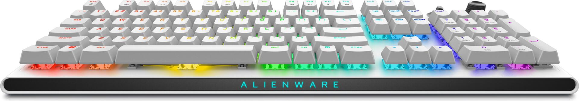 Купить Dell Alienware Tri-Mode AW920K Kabellose Tastatur für Spiele, RGB-LED-Beleuchtung, USA, kabellos, Lunar Light, Bluetooth, numerische Tastatur, CHERRY MX Red (545-BBFK) в магазине wardena.ru
