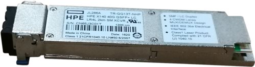 Купить Hewlett Packard Enterprise HPE X140 - QSFP+-Transceivermodul - 40 Gigabit Ethernet - 40GBase-LRL4 - LC-Monomode - bis zu 2 km (JL286A) в магазине wardena.ru